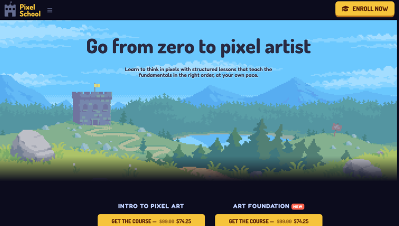 PixelSchool screenshot 1