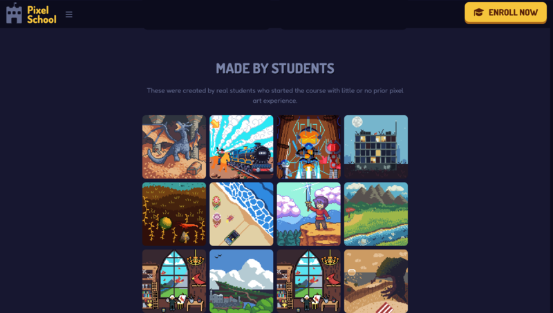 PixelSchool screenshot 2