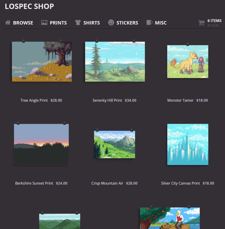 Lospec screenshot 3